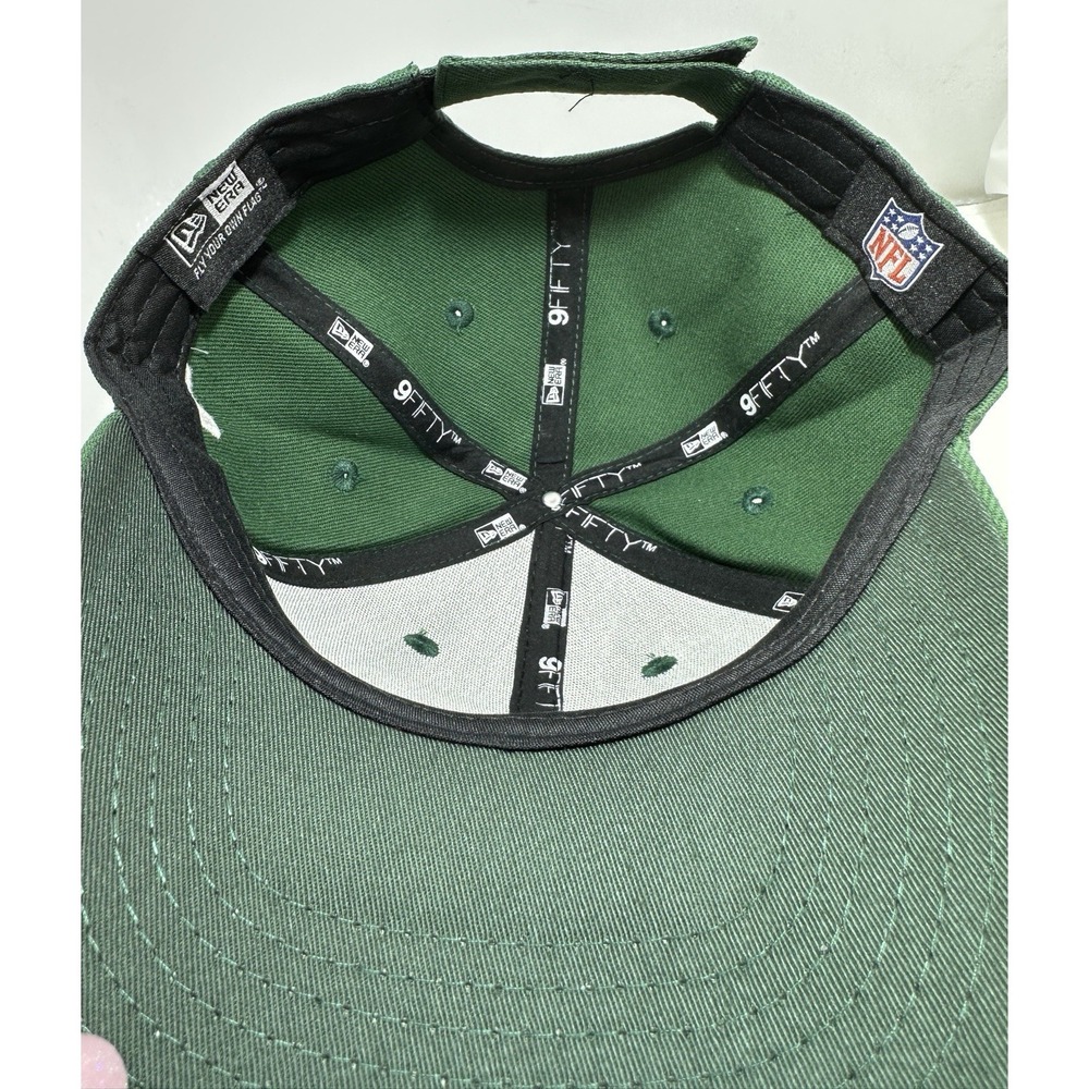 New York Jets NFL Green New Era 9FIFTY Snapback Adjustable Hat Cap NEW! - Picture 3 of 3